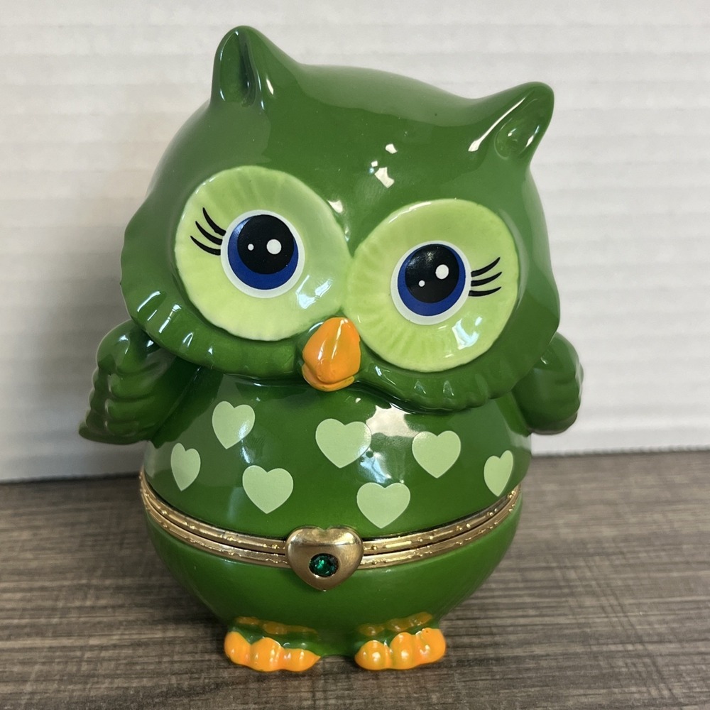 Bradford Exchange Granddaughter Owl Always Love You Birthstone Trinket Music Box